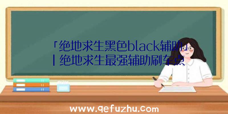 「绝地求生黑色black辅助」|绝地求生最强辅助刷车点